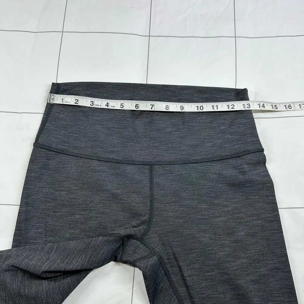 Lululemon Leggings Womens 8 Gray Wunder Under Hi Rise Brushed 28
